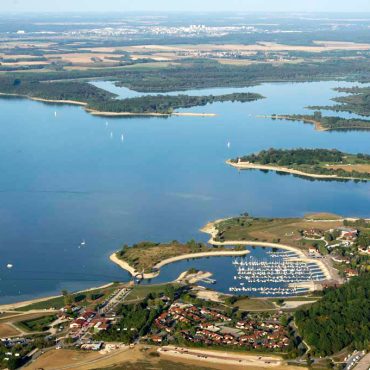 vue aerienne lac-du-der crédit photo : eric-girardot (Office du tourisme du Lac Du Der)